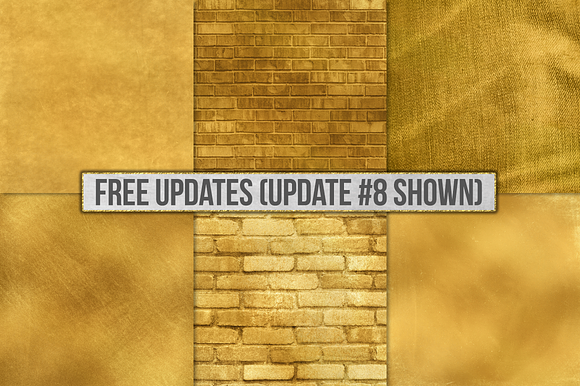 Gold Foil Textures, Gold Backgrounds in Textures - product preview 47