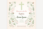 Baptism Invitation Card