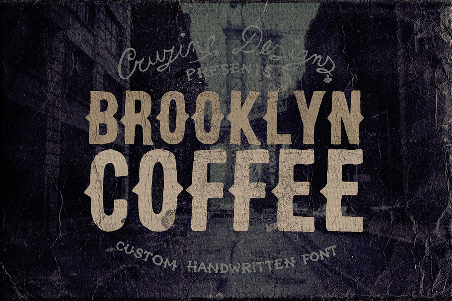 Brooklyn Coffee Custom Font in Custom Fonts - product preview 8
