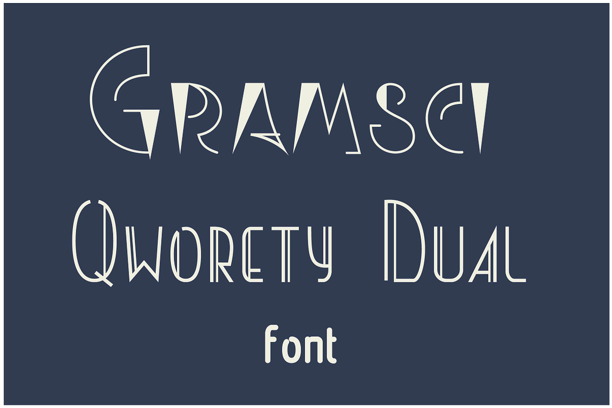 Gramsci and Qworety font in Display Fonts - product preview 8