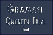 Gramsci and Qworety font