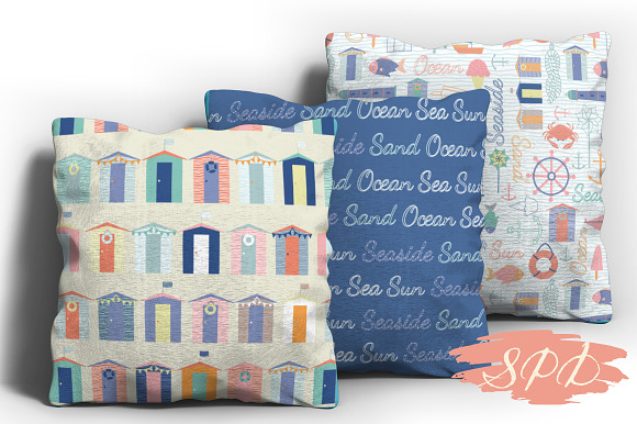 Nautical Seaside Digital Patterns in Illustrations - product preview 2