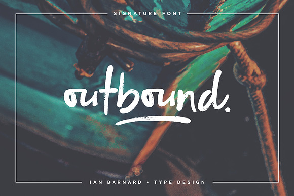Outbound - Signature Font in Signature Fonts - product preview 10