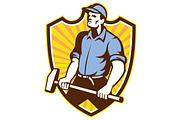 Worker Wielding Sledgehammer Crest