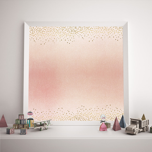 Pink Glitter Textures Paper Pack in Textures - product preview 4