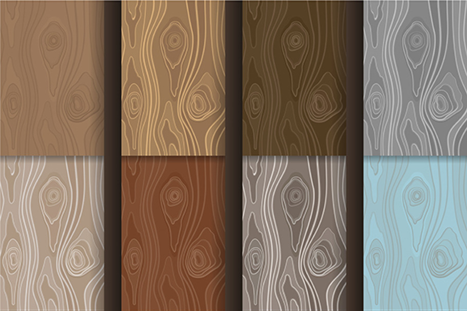 Wooden textures set in Patterns - product preview 8