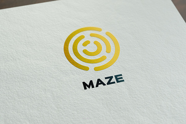 Maze Logo Template