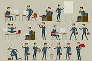 vector illustration of businessman
