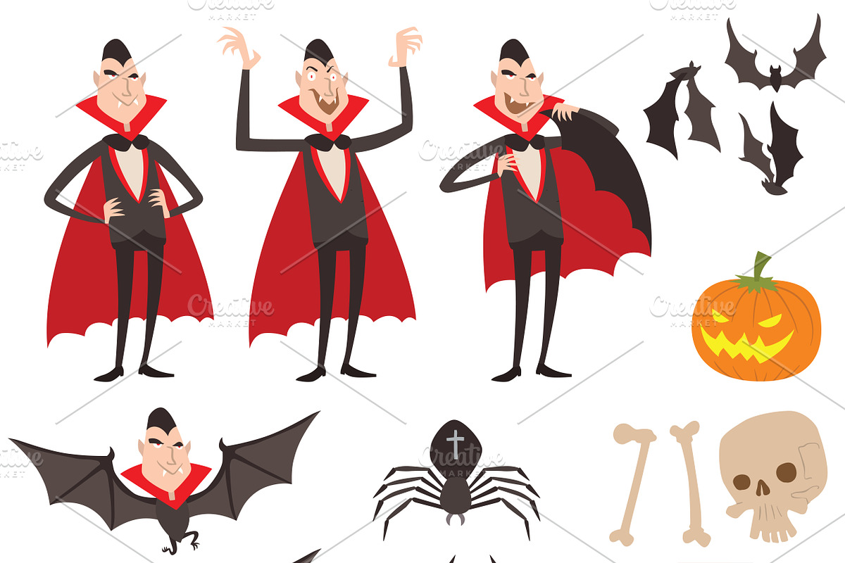 Dracula vector symbols icons in Illustrations - product preview 8