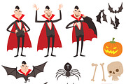 Dracula vector symbols icons