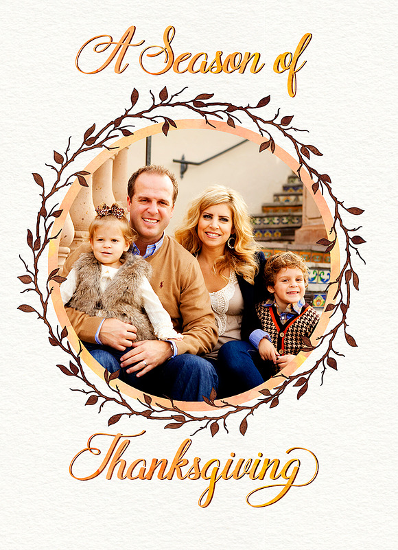 A Season Of Thanksgiving Photo Card in Objects - product preview 1