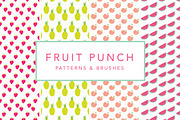 Fruit Punch Patterns & Brushes