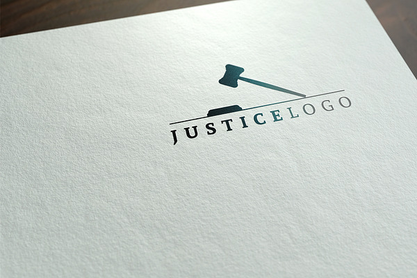 Justice Logo Template (2 versions)