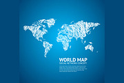 World Map Stylize. Vector