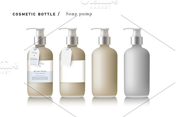 Cosmetic packaging vector mockup in Product Mockups - product preview 1