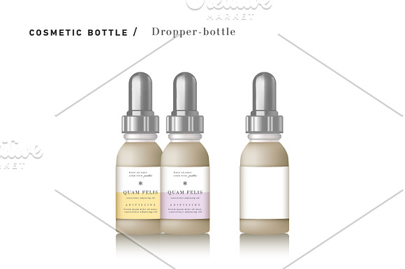 Cosmetic packaging vector mockup in Product Mockups - product preview 2