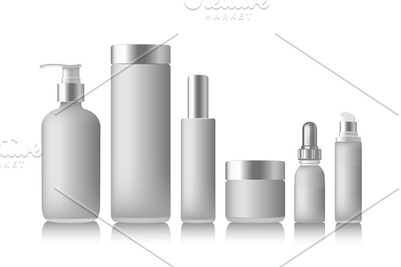 Cosmetic packaging vector mockup in Product Mockups - product preview 5