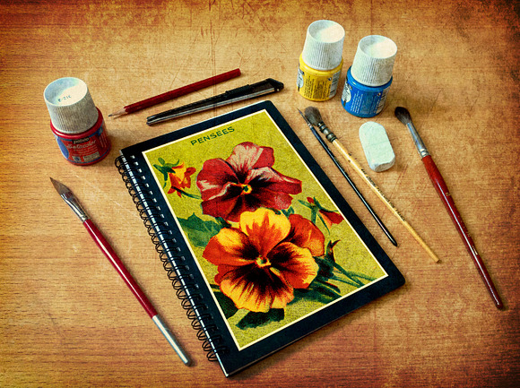 VINTAGE FLOWERS, PACK 1, + 2 BONUS in Illustrations - product preview 5