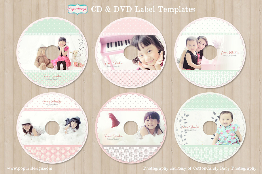 CD / DVD Label Templates