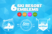 Ski Resort Emblems