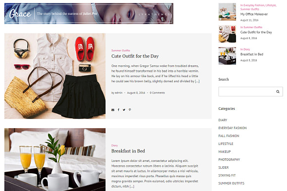 Juliet Pro - Gorgeous Personal Blog in WordPress Blog Themes - product preview 4