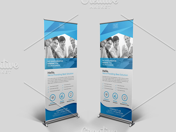 Roll Up Banner Template in Flyer Templates - product preview 1