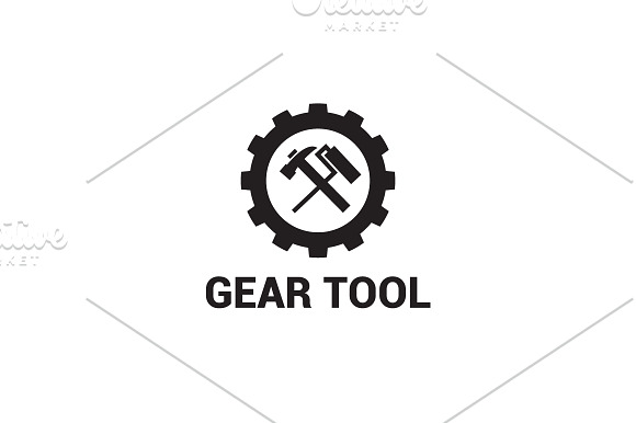 Gear Tool Logo in Logo Templates - product preview 1