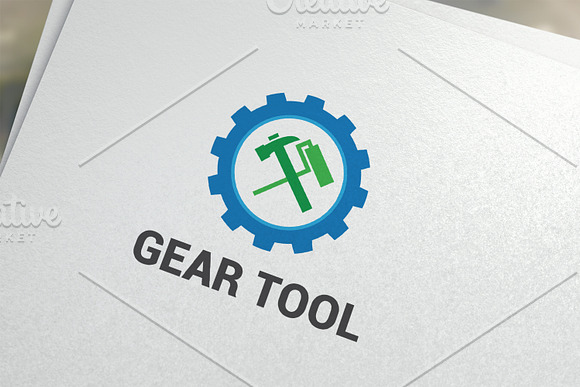 Gear Tool Logo in Logo Templates - product preview 2