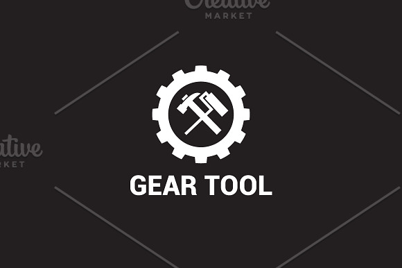 Gear Tool Logo in Logo Templates - product preview 3