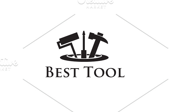 Best Tool Logo in Logo Templates - product preview 2