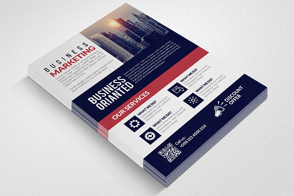 Business Corporate Flyer Template in Flyer Templates - product preview 1