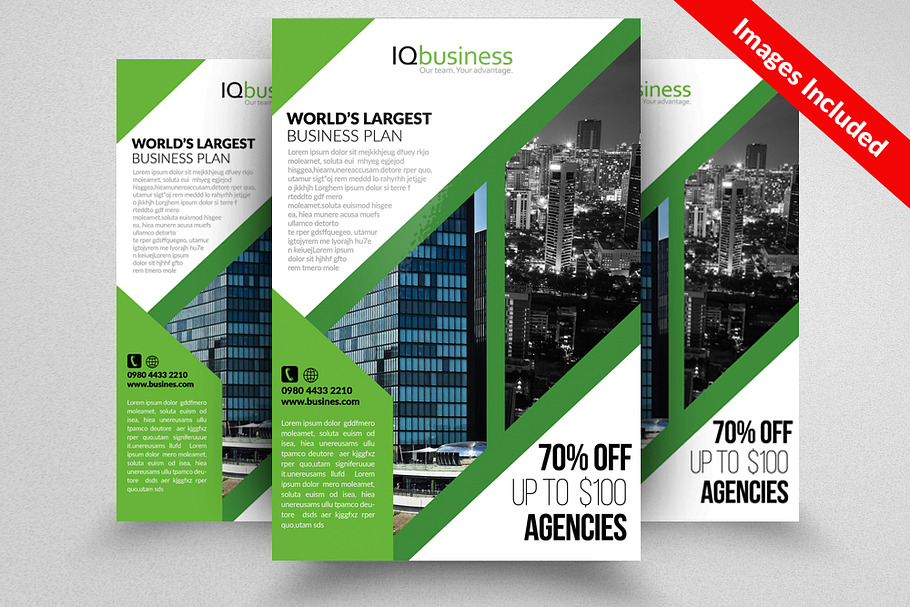 Business Flyer Psd Template in Flyer Templates - product preview 8