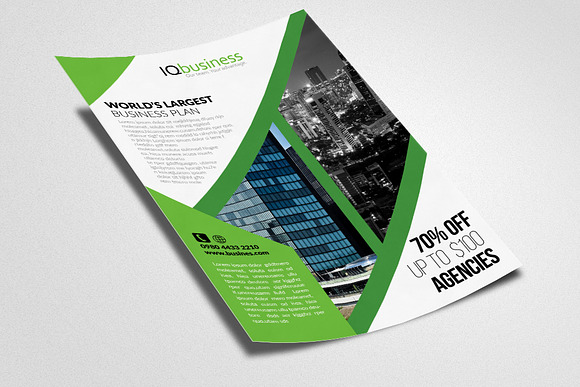 Business Flyer Psd Template in Flyer Templates - product preview 1