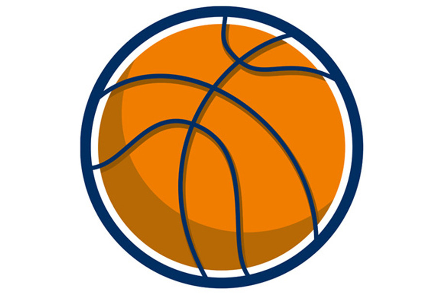 Basketball Ball Isolated Retro in Illustrations - product preview 8