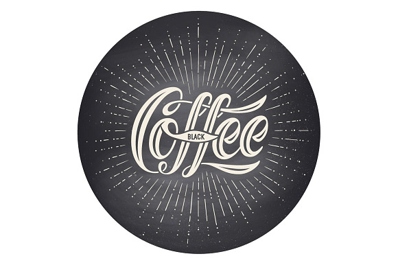 Coffee. Hand-drawn lettering in Illustrations - product preview 1