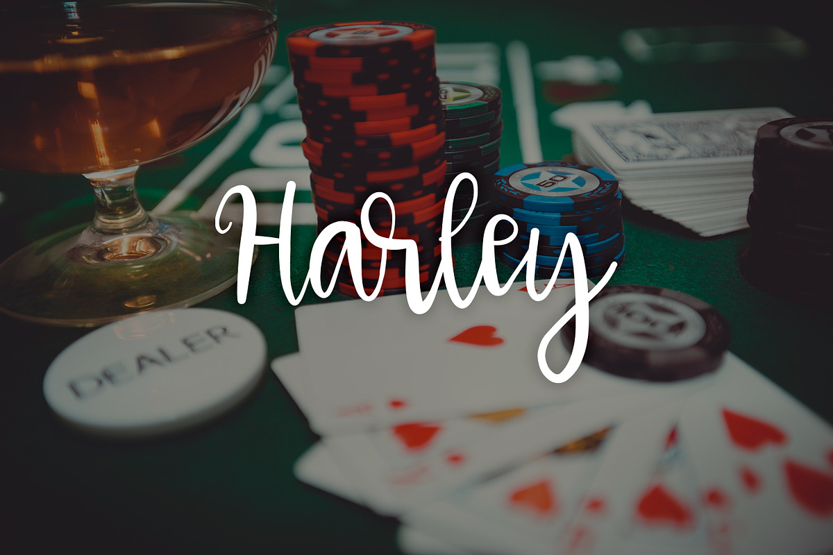 Harley Q in Script Fonts - product preview 8