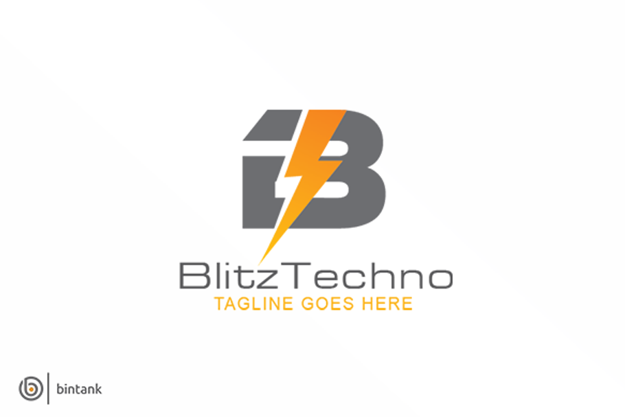 Letter B Logo - Blitz Techno