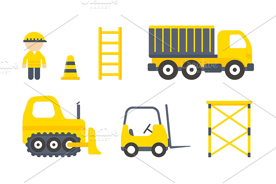 Construction machines and tools in Objects - product preview 8