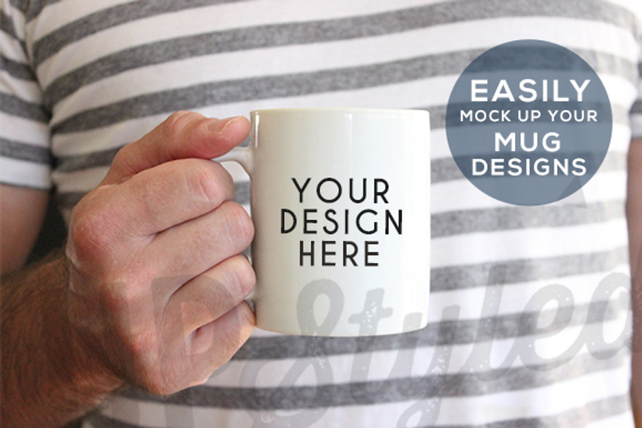 F196 Coffee Mug Stock Photo in Product Mockups - product preview 8