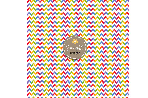 Rainbow Digital Papers in Patterns - product preview 2