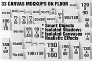 Canvas Mockups - Frames Mockups v 5