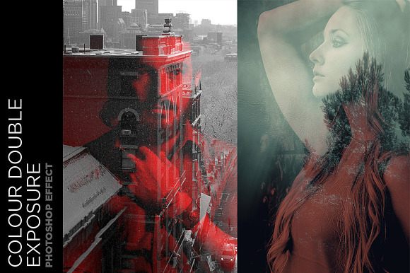 Colour Double Exposure Photoshop FX in Graphics - product preview 1