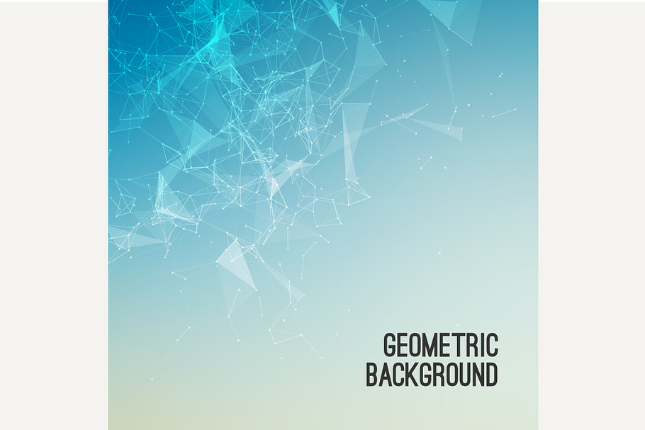 Geometric abstract mesh background in Illustrations - product preview 8
