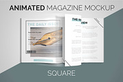 Animated Magazine Mockup | Square