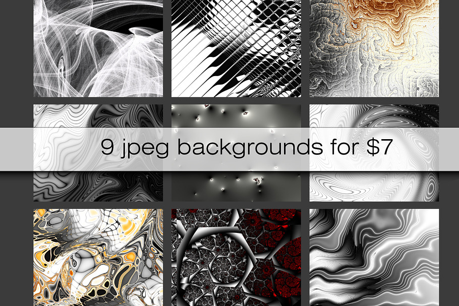 Abstract backgrounds set