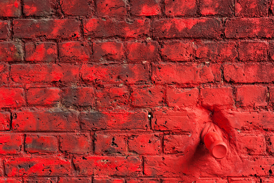 Red brick wall background in Textures - product preview 8