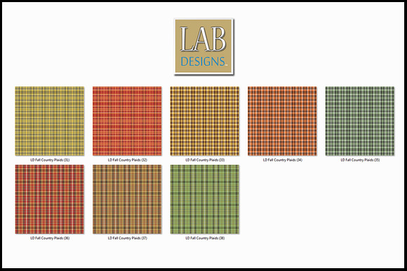 38 Fall Country Plaid Textures in Textures - product preview 4