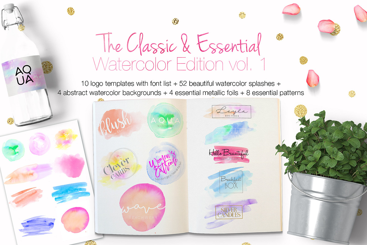 The Classic & Essential Watercolor  in Objects - product preview 8