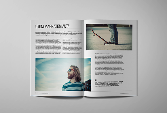Indesign Clean Magazine in Magazine Templates - product preview 2