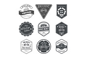 Bike Rent Labels and Badges